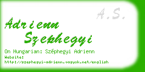 adrienn szephegyi business card